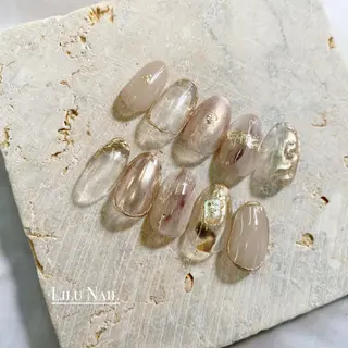 ネイル モチの良さ◉ フィルインネイル♡のネイルデザイン