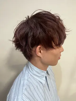 ショート カラー メンズ 浅岡 昭汰のヘアスタイル