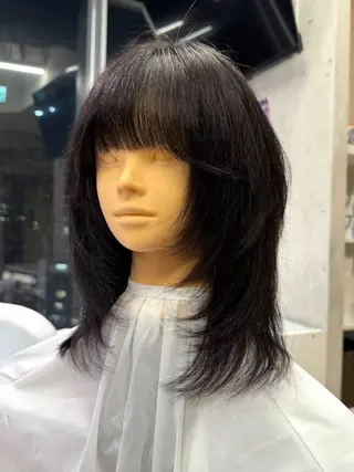 ロング 似合わせカット/ デザインカラー🦄のヘアスタイル