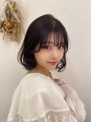 ショート カラー ヘアアレンジ 銀座メンズ専門🖤 叶奈々のヘアスタイル