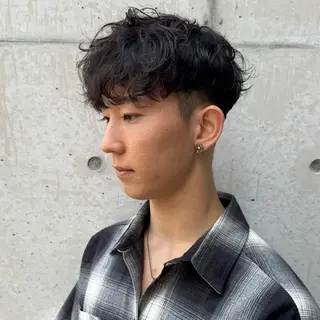 ショート パーマ メンズ 高橋大和/ メンズ特化美容師のヘアスタイル