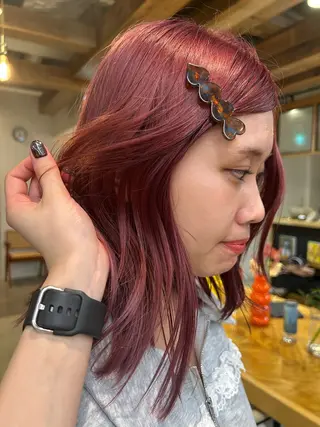 カラー 具志 優林亜のヘアスタイル