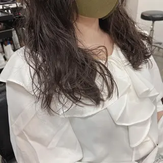 セミロング 【海外風ヘア、 似合わせ】KAEDEのヘアスタイル