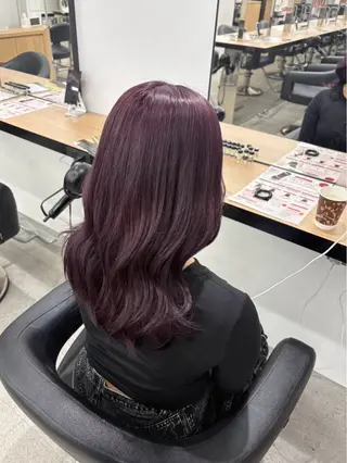 ロング miku/ラベンダー 透明感カラー🪻❤︎のヘアスタイル