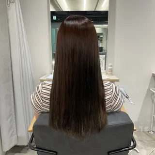 ロング カラー ななみ.⋆𝜗𝜚 透明感カラー/まつパのヘアスタイル