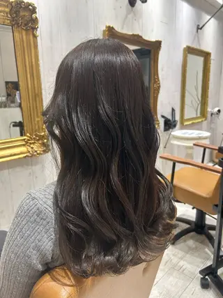ロング カラー ヘアアレンジ re view 日和のヘアスタイル