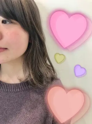ミディアム カラー 新宿駅近♡個室 ♡関口三都季🌜のヘアスタイル