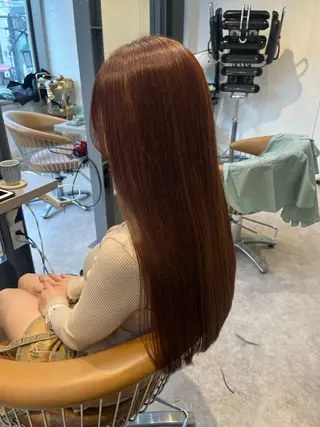 ロング カラー うしだ かおるのヘアスタイル