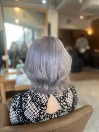 ミディアム カラー RI MA/名駅店のヘアスタイル
