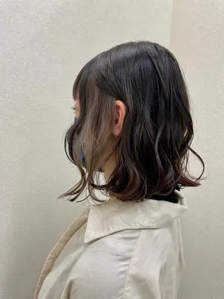 ミディアム 吉田 未来のヘアスタイル