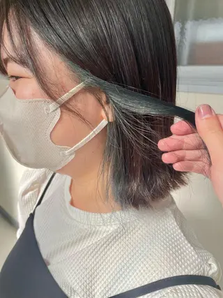 ミディアム カラー パーマ ヘアアレンジ マツエク・マツパ アイブロウ テラ mimi.のマツエク・マツパデザイン