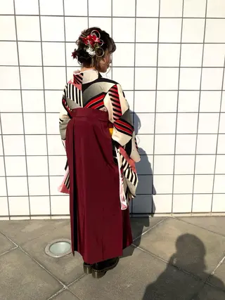 ヘアアレンジ はやしほのか| ヘアセット×カラーのヘアスタイル