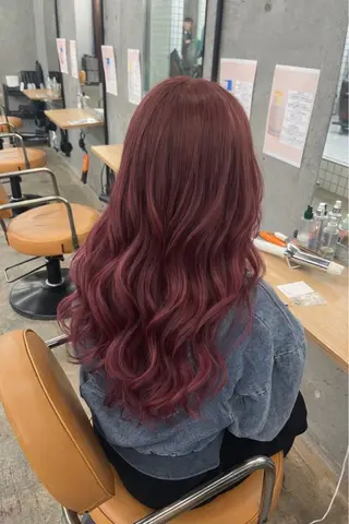 ロング カラー 🍒透明感カラー× 艶髪🍒Mihoのヘアスタイル