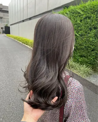 ロング カラー フレンチボブパーマ Yuukiのヘアスタイル