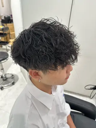 ショート パーマ メンズ 🐺韓国風メンズ特化 あさひ🐺のヘアスタイル