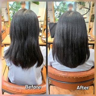 ミディアム 銀座knoll🌿 【平日限定cut】のヘアスタイル