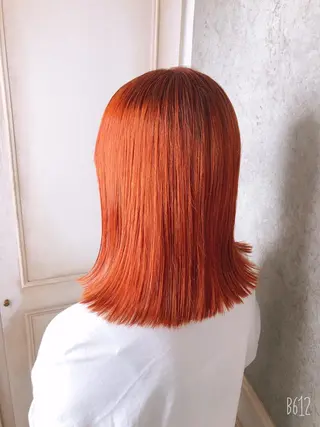 セミロング デザインカラー🎨 下北沢 / 磯部のヘアスタイル