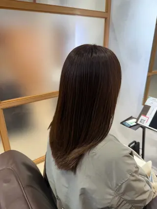 セミロング カラー レディースカット モデル募集　山田省吾のヘアスタイル