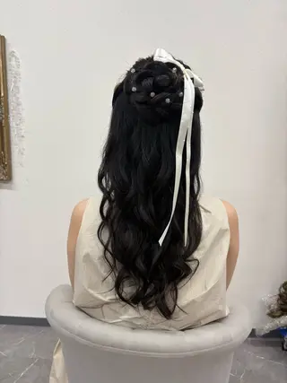 ヘアアレンジ ヘアサロン ミカヅキのヘアスタイル