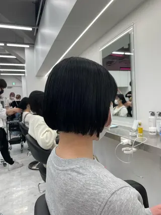 ミディアム ヘアアレンジ 縮毛矯正/髪質改善/ ブリーチ毛/木元渓太のヘアスタイル