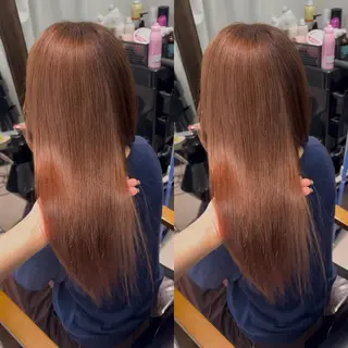 ミディアム カラー なんば、心斎橋🍓 ハイトーンnicoのヘアスタイル