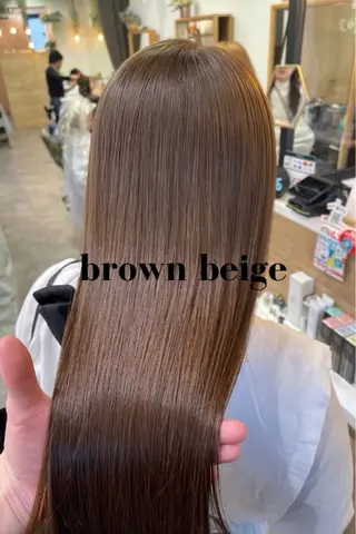 ロング カラー 艶カラー✨️髪質改善 🪽縮毛矯正mamiのヘアスタイル