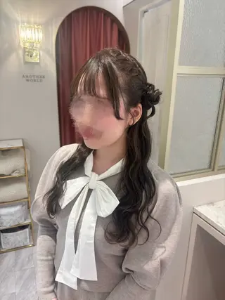 ロング 桃瀬 綾音 カラー/縮毛募集中♡のヘアスタイル