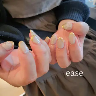 ショート カラー キッズ パーマ ネイル ヘアアレンジ マツエク・マツパ メンズ アイブロウ ease NAILSALONのネイルデザイン