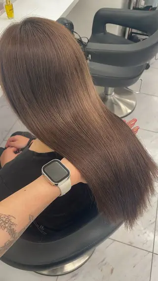 カラー ヘアアレンジ 🖤艶髪／髪質改善 横浜美容室／ゆりのヘアスタイル