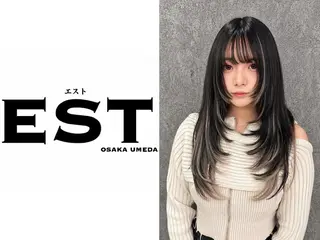 ロング ヘアアレンジ カラー MORI MARIKAのヘアスタイル