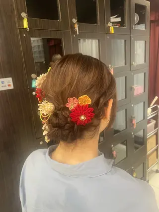 ロング 量産ヘアセット/ ヘアメAyakaのヘアスタイル