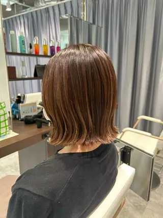 ショート 🫧透明感イルミナ カラー🫧三浦菜々子のヘアスタイル