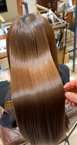 ロング 髪質改善・ 縮毛矯正・清水天空のヘアスタイル