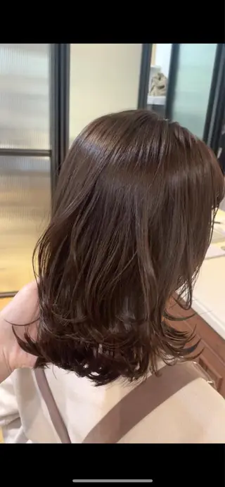 ミディアム カラー ご新規様限定 透明感カラーKANAのヘアスタイル