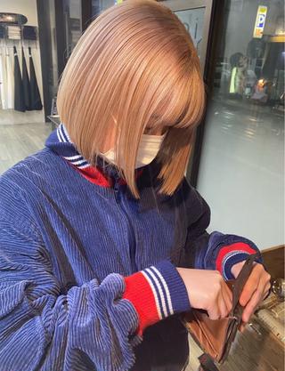 赤荻 まりものヘアスタイル