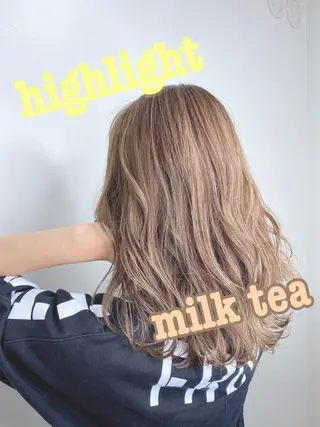 ミディアム カラー AI 高田馬場店のヘアスタイル