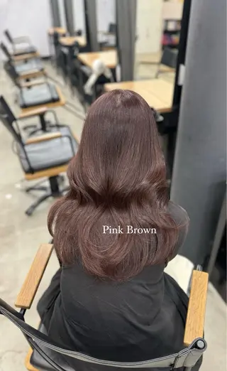 ロング カラー MIYUU NAKAYAMAのヘアスタイル