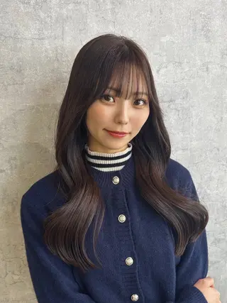 ロング トレンド韓国レイヤー 🇰🇷のんのヘアスタイル