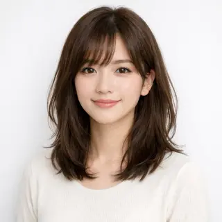 ミディアム ミディアム/レイヤー COA/Minamiのヘアスタイル