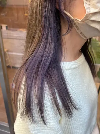ロング カラー 舟橋 りんかのヘアスタイル