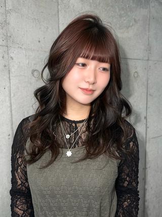 ミディアム カラー ヘアアレンジ くれは/ブリーチ/ハ イトーン/透明感のヘアスタイル