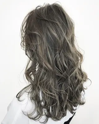 セミロング カラー 髪質改善サロン ARCHE野瀬冬馬のヘアスタイル