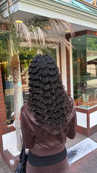 パーマ 水野 明羽のヘアスタイル