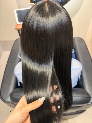 ロング 博多美容室NAVY 橋本心縮毛矯正のヘアスタイル