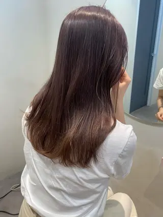 ミディアム カラー 当日予約大歓迎💗 依田瑞希のヘアスタイル