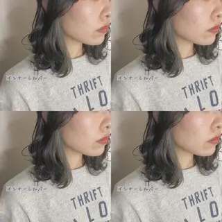 セミロング あさだ しゅうたろうのヘアスタイル
