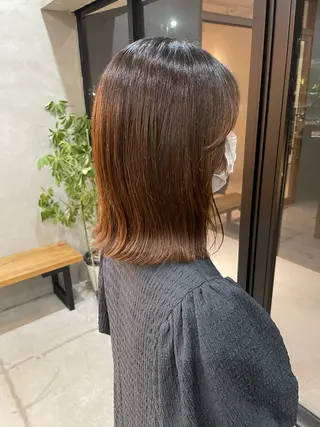 ミディアム la fith hinaのヘアスタイル