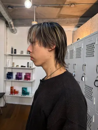 パーマ メンズ ウルフパーマ モデル募集/廣田歩のヘアスタイル