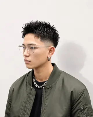 ショート メンズ 名古屋 池下 Gain/KAKKYのヘアスタイル