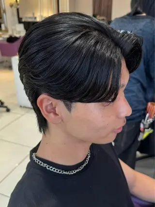 パーマ メンズ 玉置 晴太郎のヘアスタイル